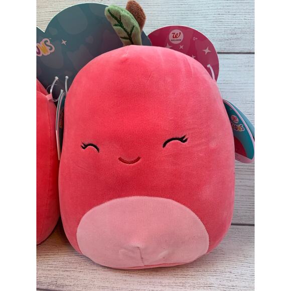 Cherry Squishmallows Set of Two Cherries Plush Food Collectible Doll 11"H - Picture 3 of 12